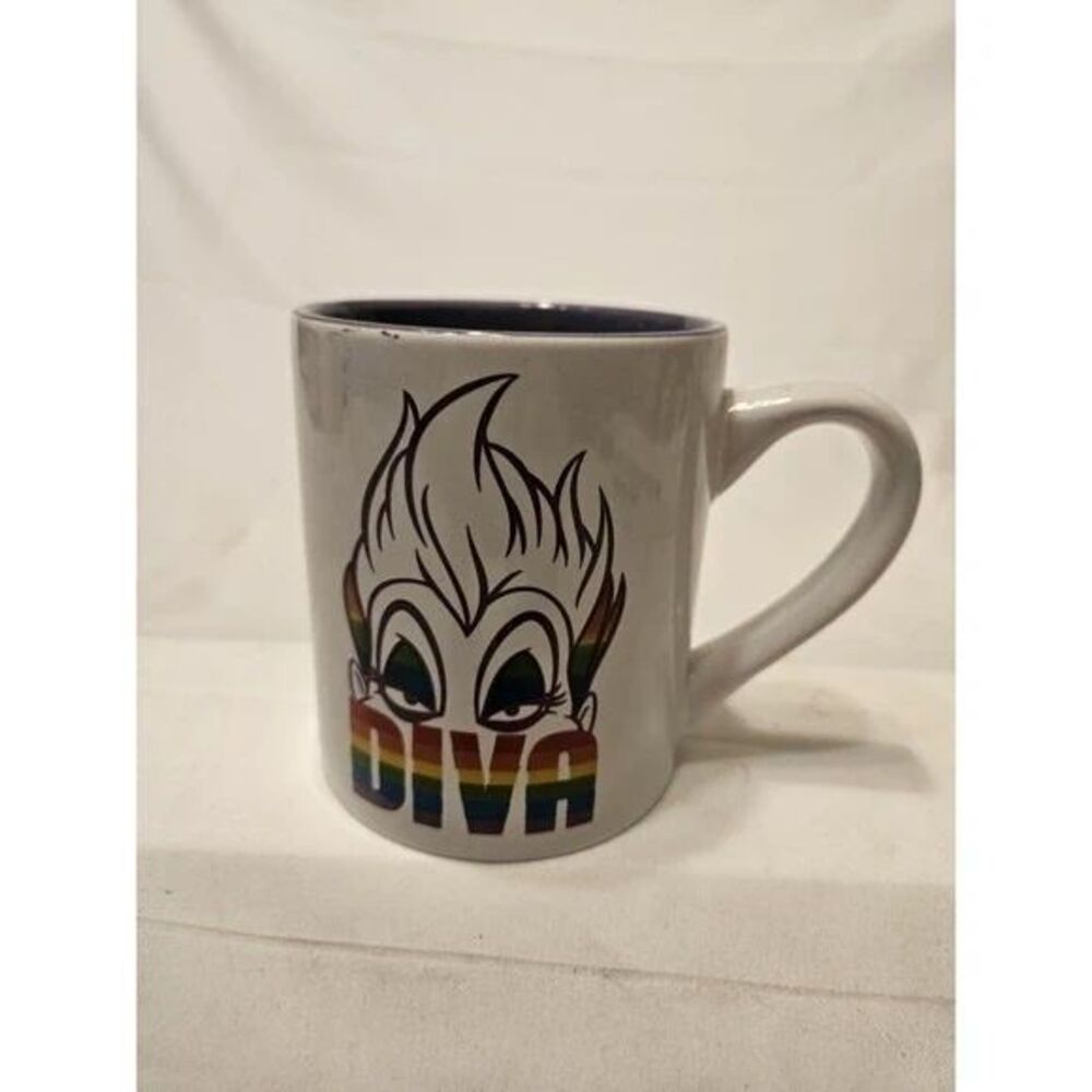 Disney Rainbow Pride Collection Ursula Dive Little Mermaidee Mug Cup